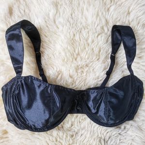 Victoria's Secret black, satin bra, Size 34C